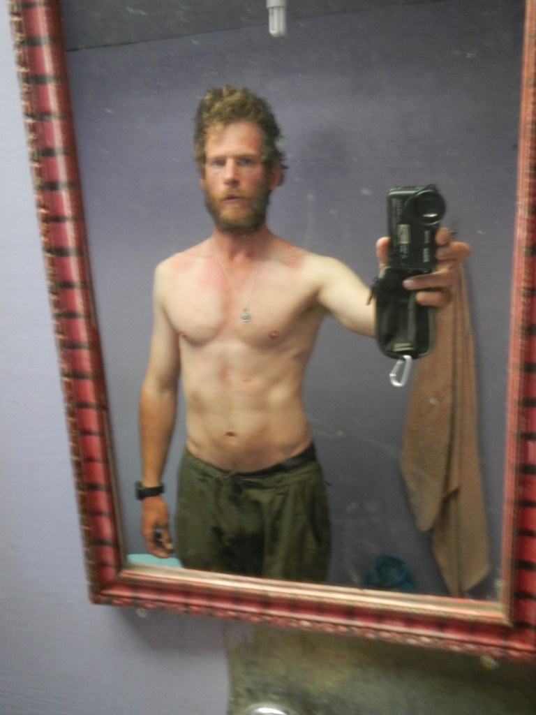 After one month of trekking through the hills I am starting to look a little bit on the thin side