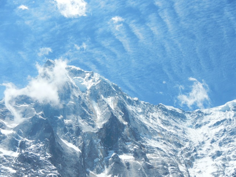 An amazing day as I walked towards the Tashi Labsta base camp.