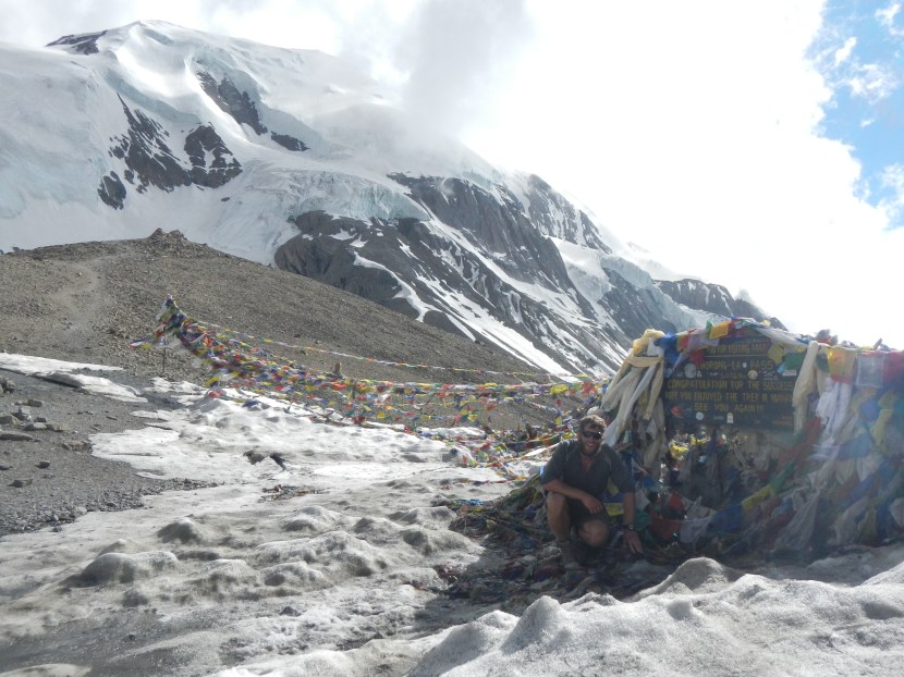 Thorang La Pass (5415m).  This was my 11th 5000+m pass/base camp of the trail.  I only had another three to do.