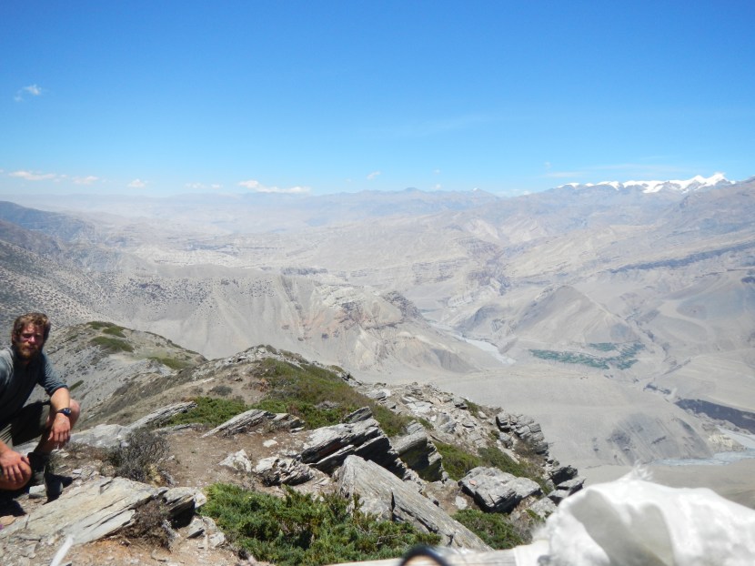 Looking north into the arid Mustang Valley