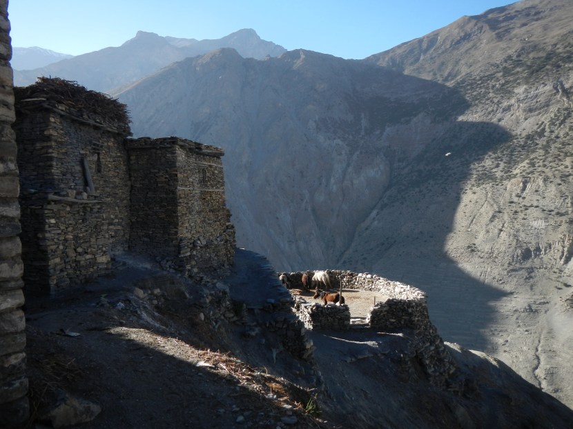 The medieval village of Santa