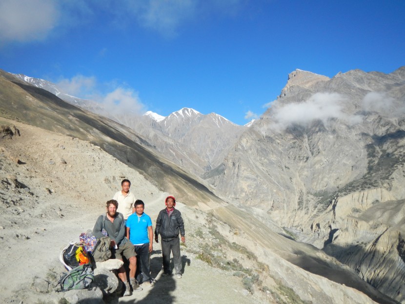 Meeting some locals as I head from Lower Mustang into Lower Dolpa